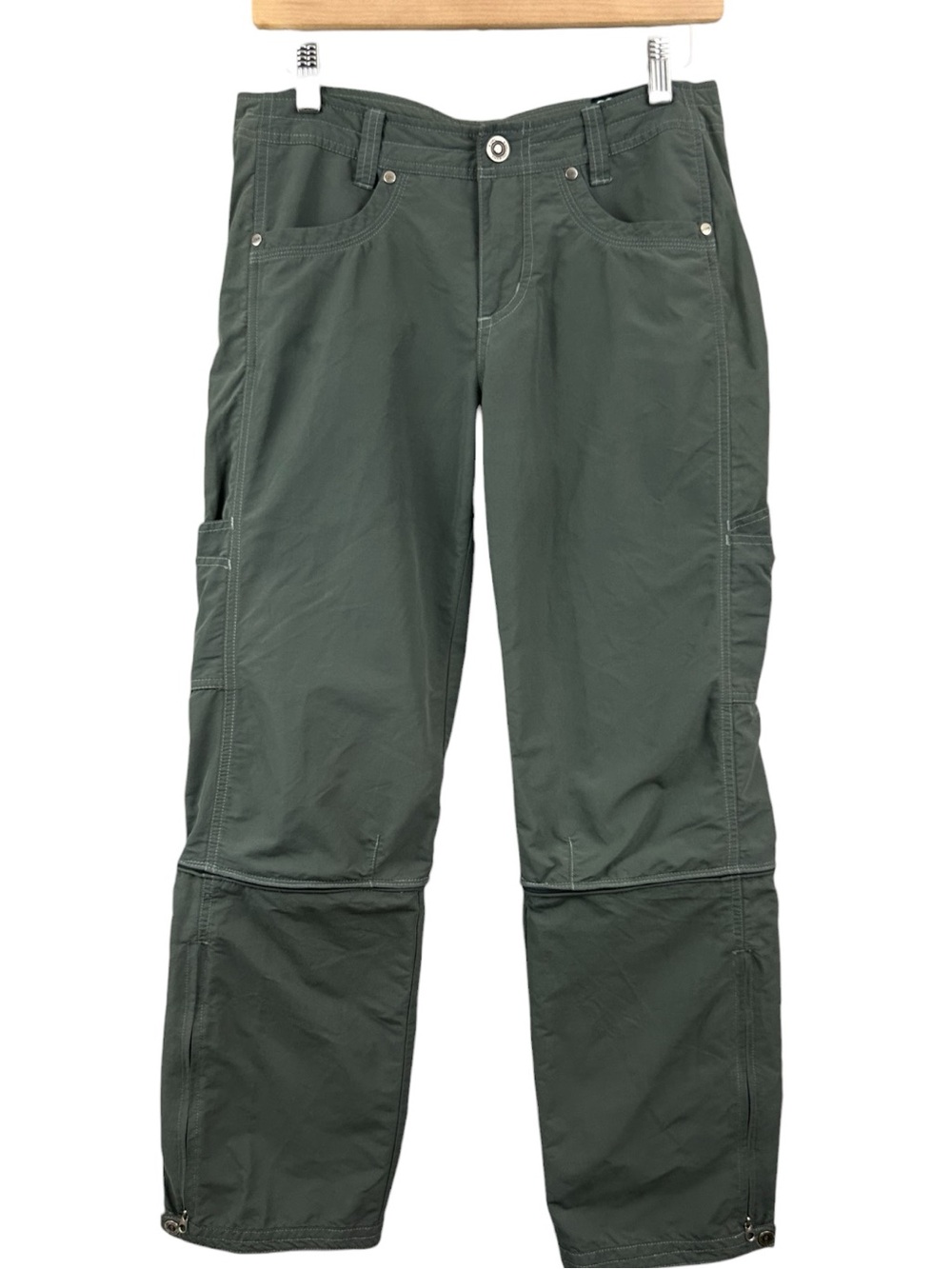 Kuhl Mountain Culture Convertible Pants / Shorts Grey Size 6 Short
